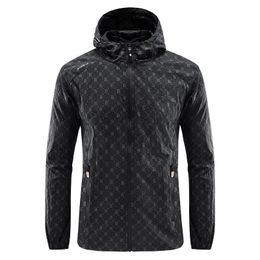 Men's Jackets 2023 Jacket High Quality B Word Printed Sunscreen Clothes Summer Light Breathable Outdoor UV Protection Top 231121