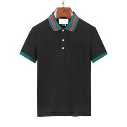 2023ss Designer Polo Shirts Men Luxury Polo Casual Men Polo T Shirt Snake Bee Letter Print Embroidery Fashion High Street Mens Polos M-XXXL