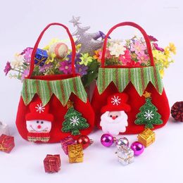 Christmas Decorations Creative Santa Claus Cand Gift Bag Handbag Pouch Wedding Sack Present Decoration Cute