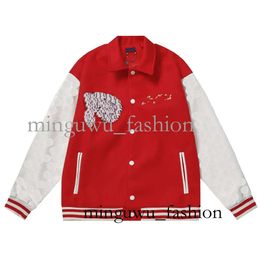 Men's Wear Jacket Jackets 2023 Mens Letter Rhude Embroidered Woolen Baseball Uniform Loose Casual Women Coat Clothing 5 Pw53 258 473