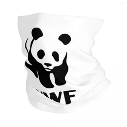 Scarves WWF Panda Bandana Neck Cover Printed Balaclavas Mask Scarf Warm Headband Fishing For Men Women Adult Washable