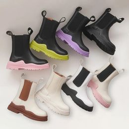 Boots Autumn Winter Girls Short Boots Little Princess Fashion Forest Green Chimney Boots Boys British Style Boots Baby Cotton Shoes 231121