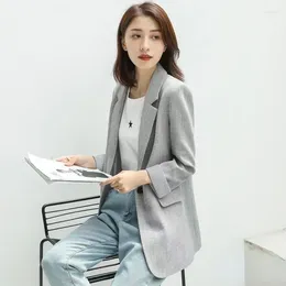 Women's Suits Ladies Blazer Elegant Business Top Spring Autumn Office Korean Casual Jacket Coats