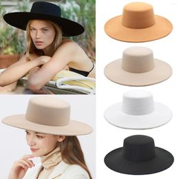 Wide Brim Hats Fedora For Men Women Elegant Winter Wool Bucket Hat 1920s Vintage Cloche Bowler Thermal Trapper Ski