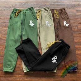 Men's Pants Embroidered R Star Sweatpants Men Women Best Quality 2023fw Drawstring Pants Trousers T231121