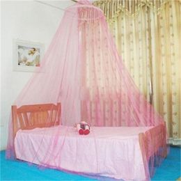 Mosquito Net Fashion Round Lace Bed Canopy ting Curtain Dome 230420