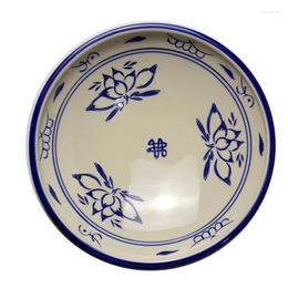 Plates Blue And White Porcelain Plate Deep Shallow Bowl Soup Meal Tray Dish Commercial Household Retro Chinese Tableware