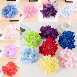 Decorative Flowers 10PCS/Pack Craft Wall Wedding Fake Flower Bridal Bouquet Silk Hydrangea Artificial Bunch