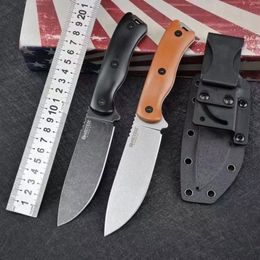 K-b BK16 Outdoor Jungle Straight Fixed Knife DC53 Steel G10 handle with Kydex sheath Camping Hunting Tactical gear survival self defense Pocket knife