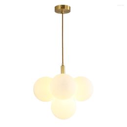 Pendant Lamps Modern Living Room Simple Creative Grape Bunch Restaurant Bedroom Bubble Decor Light Fixtures Nordic Magic Bean Lamp