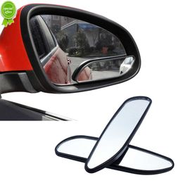 1 Pair Car Rearview Mirror Convex Mirror Blind Spot Mirror Adjustable Wide-Angle Lens Rearview Mirror Car Auxiliary Mirror