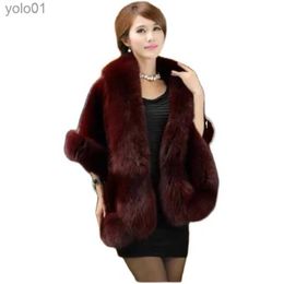 Women's Fur Faux Fur Mink Cape Whole Mink Fur Coat For Women fur Fur Haining Fur Cloak CoatL231121