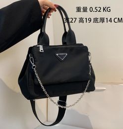 Simple Shoulder Bag Nylon Crossbody Cloth Bag Women's New Handbag Casual Fashion Travel Bag All-Match Big Bags Tide