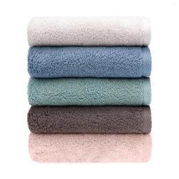 Towel 74x34cm Face Washing Comfortable Home Solid Bathroom Beach Spa Gym Thickened Soft Super Absorbent Hand Adult Shower
