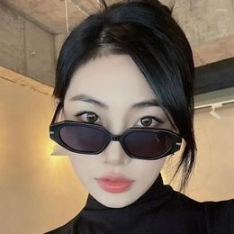 Sunglasses Women Europe And The United States Retro Cat Eye Y2K Funny Street S Glasses Sunscreen Myopia Men