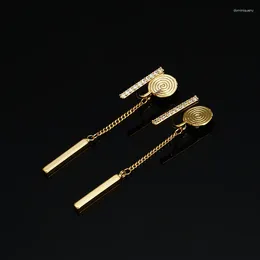 Stud Earrings Fashion Simple Ear Line One-piece Mosquito Coil Clip Female Temperament Without Holes Long Tassel