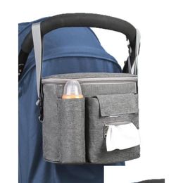 Diaper Bags Baby Stroller Bag Organiser Bottle Cup Holder Maternity Nappy Accessories For Portable Carriage18893303 Drop Delivery Kids Dhyug