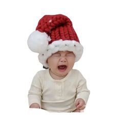 キャップ帽子アイスランド語のニットウール赤ん坊の赤ん坊の赤ちゃんクリスマス眠っている帽子ニットハット子供大人ギフトクリスマス231120