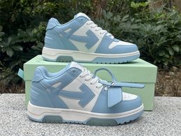 Athletic Shoes Hiking Footwear Out of Office Sneakers Designer Man Running Outdoor Sports Arrow Design Men's Sneaker Ooo Platform Zapatos De Mujer White Sky Blue