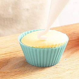 Baking Moulds 12Pcs Useful Moulds Safe Cake Decorating Reused Muffin Cup Make Egg Tart