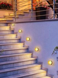 Wall Lamp Modern IP54 LED Outdoor Rain Proof Balcony Garden Lighting Aluminium AC86-265 Indoor Bedroom Bathroom Stairs Light
