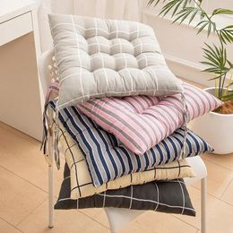 Pillow Stripes Plaid Soft Square Seat Pad Home Decoration Outdoor Garden Patio Sofa Hip Office Chair