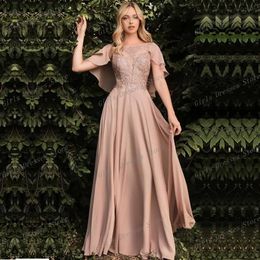 New Beautiful Pink A-line Special Occasions Lace Tull Evening Dress Women's Prom Party Birthday Gown