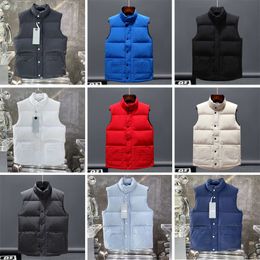 Fashion Men Vest Down cotton waistcoat designs Mens and womens No Sleeveless Jacket puffer Autumn Winter Casual Coats Couples vests Keep warm Coat