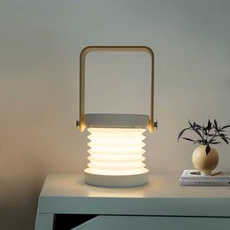 Table s Free Shipping USB Rechargeable Tables For Fold-able LED Bed Bedside Desk Reading Night Light Home Decor Lighting Lamp AA230421