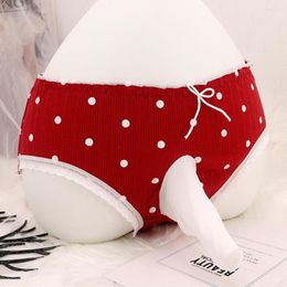 Underpants 2023 Fashion Mens Sexy Sissy Gay Pouch Ladies Lace Thongs Japanese Style Mid-Waist G-String Couple Brief Comfortable Underwear