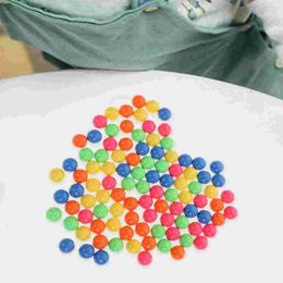 Storage Bags 100 Pcs Number Toys Probability Counting Ball Balls Kids Colored Learning Small Baby
