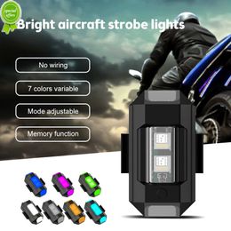 New Car Flashing Lights RC Drone Aircraft Lights Warning Lamp Motorcycle Strobe Lights LED Flash Position Wireless Light DIY Parts