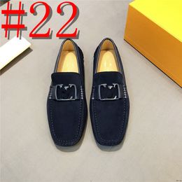 40Model Size 38-47 Men Shoes Original Genuine Leather Designer Loafers Driving Moccasin Soft Comfortable Men Casual Shoes Flats Sneakers