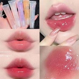 Lip Gloss Watery Crystal Jell Oil Repair Lips Lipstick Base Cosmetics Care Nourish Glitter Female Makeup