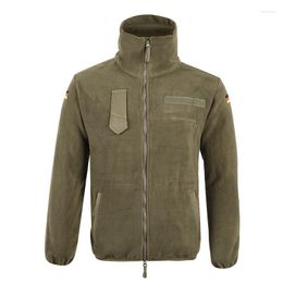 Men's Jackets Men's Military Fleece Jacket Outdoor Hiking Trainning Coat Army Combat Tactical Outerwear For Male Windproof Sprots Tops