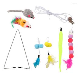 Cat Toys Hanging Door Keep Cats Healthy Interactive Relieve Boredom For Handle Cage Top