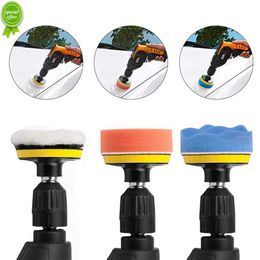 Car Foam Drill Polishing Pad Kit Buffing Pads Sponge Set Drill Power Tool Headlight Wheel Polisher Polimento Pad Polisseurs