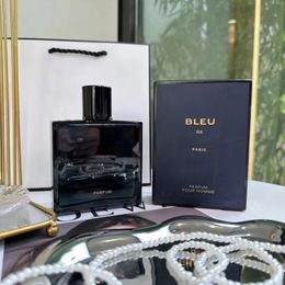 Newest Man Perfume Male Fragrance Masculine EDT 100ML Citrus Woody Spicy and Rich Fragrances Dark blue-gray thick glass bottle body fast delivery