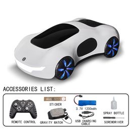 2.4G Electronics Cool RC Drift Stunt Car Toys With Spray Light Kids Sound-controlled Remote Control Car Radio Control Toys