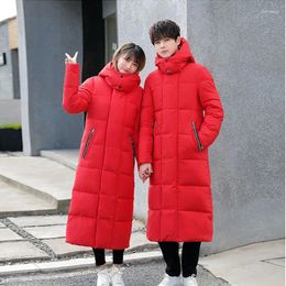 Women's Trench Coats 2023 Women Cotton Coat Winter Jacket Female Thick Warm Parkas Hooded Outwear Large Size Over