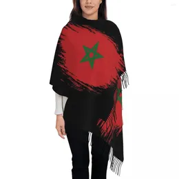 Scarves Morocco Scarf For Women Fall Winter Cashmere Shawls And Wrap Moroccan Flag Long Large Shawl Ladies