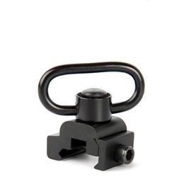 Tactical Accessories QD Quick Release Detach Push Button With Base Sling Swivel Adapter Set Picatinny Rail Mount Base 20mm Connecting Sling Ring