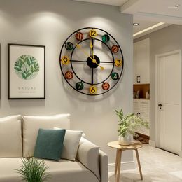 Wall Clocks Luxury Digital Kitchen Large Format Modern Barber Shop Reloj Mural Garden Decoration TY140YH