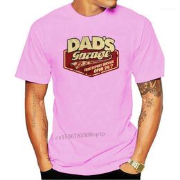 Men's T Shirts Dad Garage Mens Funny Car Shirt - Mechanic Birthday Gift For Summer Short Sleeves Cotton T-Shirt Fashion Sleeve