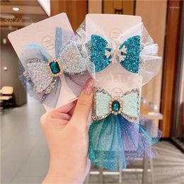 Hair Accessories Mesh Lovely Multi-function Hairpin Clothing Side Clip Bow Summer Princess