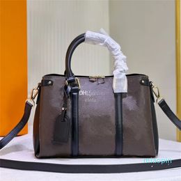 2023-High Quality Bag Handbags Soufflot Designer Fashion Women ShoulderBags Genuine Leather Handbag Luxurys Purse Tote Travell bag