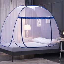 Mosquito Net Mongolian Yurt Portable Installationfree Foldable Household Antifall Encryption Doublelayer Ventilation Tent 230420