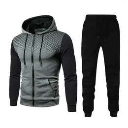 Men's Tracksuits Mens Outfits Autumn Winter Zipper Jackets Classic Outdoor Casual Sports Jogging Suit Hoodies Sweatpants S-3xl