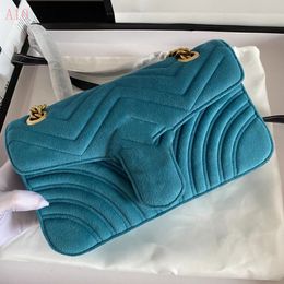 2023 New High Quality Velvet Bags Handbags Women's Shoulder Bags Sylvie Handbags Wallets Chain Fashion Crossbody Bags AAAAA