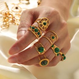 newst Rings Set Vintage 20 Pcs Bohemian Retro Rings Set For Women Crystal Flower Leaves Hollow Lotus Gem Knuckle Ring Wedding Jewellery